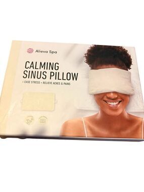 Alieva Spa Calming Sinus Pillow One Size Butter Cream NIB